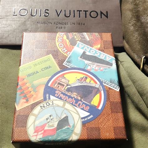 louis vuitton postcards|Ocean Liners Labels Postcard Box .